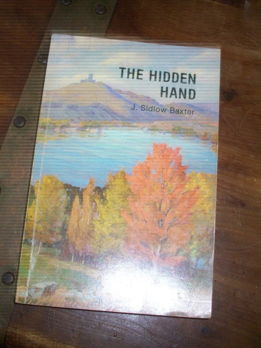 SIGNED J. Sidlow Baxter The Hidden Hand 1979 Paperback Christian Theology Book